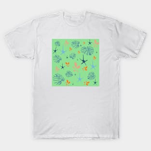 Fresh simple green pattern T-Shirt